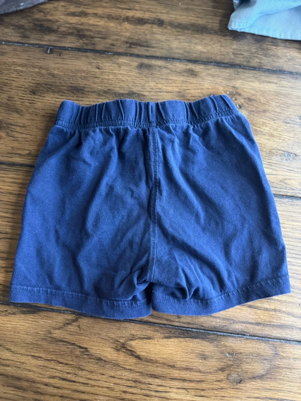 Baby GAP Navy Shorts with Cream Drawstring and Brannan Bear Logo